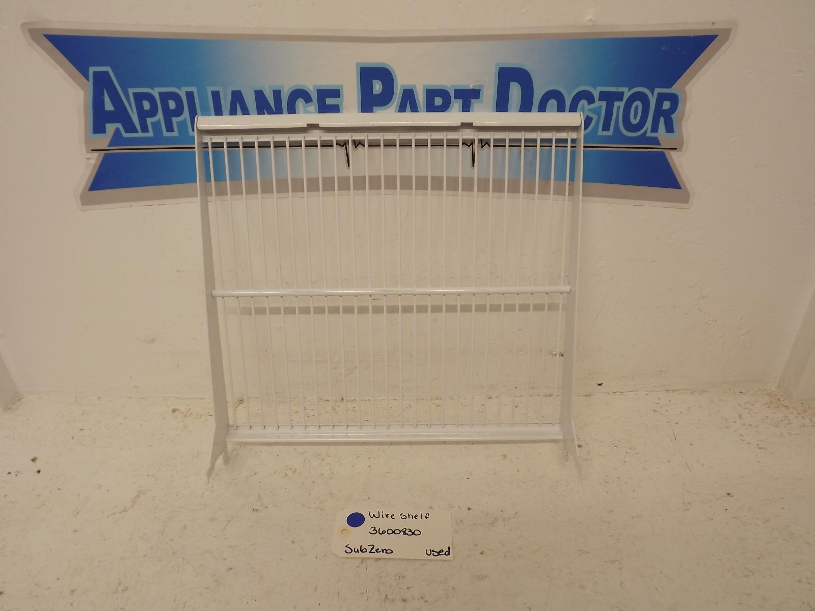 SubZero Refrigerator 3600830 Model #590 Wire Shelf Used SubZero Refrigerator 3600830 Model #590 Wire Shelf Used